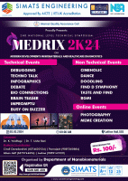 MEDRIX 2K24 Technical Symposium Poster
